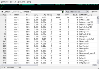 Qt process manager
