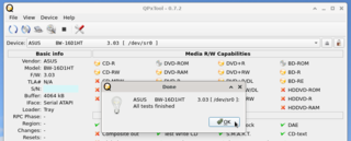 CD/DVD quality checker