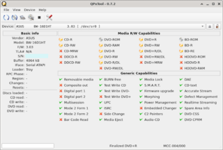 CD/DVD quality checker