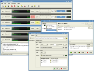 LinuxSampler GUI frontend based on the Qt toolkit