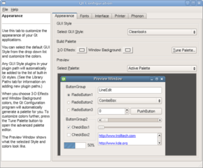 Qt 4 configuration tool
