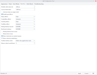 Qt5 Configuration Utility