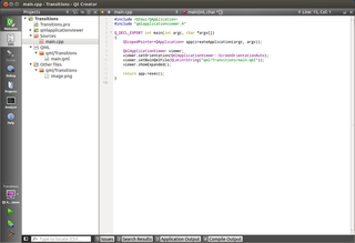 integrated development environment (IDE) for Qt
