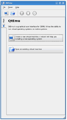 graphical user interface for QEMU