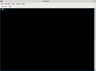 Qterminal on LXQt