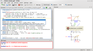 editor for the TikZ drawing language - Qt version