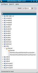 GUI (graphical user interface) for smbstatus (client)