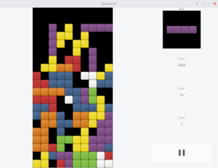 popular Russian game, similar to Tetris