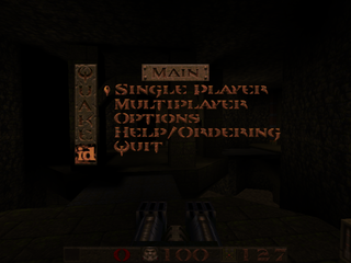 classic gothic/horror-themed first person shooter