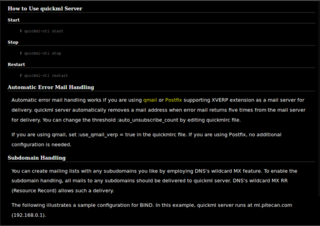 Very-easy-to-use mailing list system