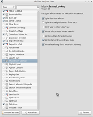 various contributed plugins for Quod Libet