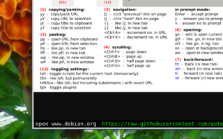 go to URL - debian.org