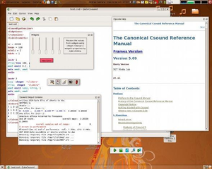 frontend for the csound sound processor (transitional package)