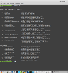 command line program to extract video download links