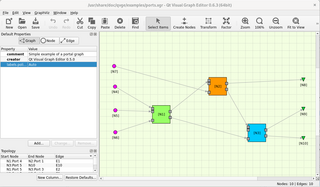 Qt Visual Graph Editor