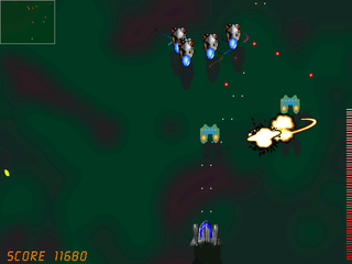 vertical shoot'em-up similar to Raptor: Call of the Shadows