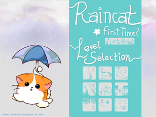 2D puzzle game featuring a fuzzy little cat