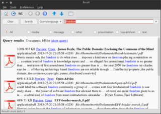 The texts shown are licensed under CC.