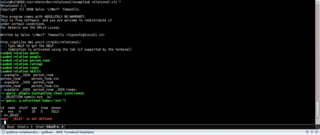 command line interface
