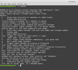sophisticated calendar and alarm program - remind executable