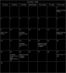 sophisticated calendar and alarm program - remind executable