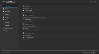 Simple frontend for the libretro library