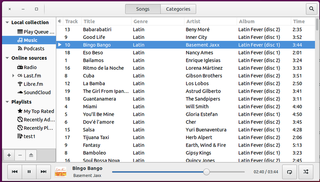 Enhanced play controls and interface for Rhythmbox