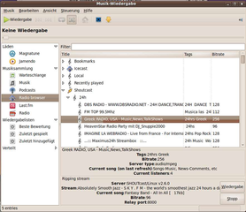 Internet radio browser plugin for rhythmbox