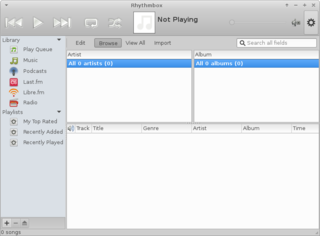 music player and organizer for GNOME