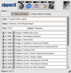 GTK-based audio CD ripper/encoder