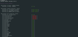  You can see in the capture the execution of the command --chek or -c, where the