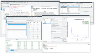 KDE frontend to the R statistics language