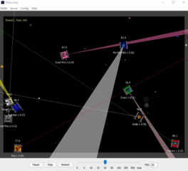 Java programming game based on battle tanks