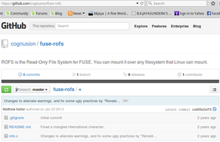 Read-Only Filesystem for FUSE