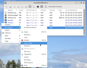simple graphical file manager for X11