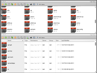 simple graphical file manager for X11