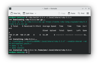 tool to compile and install different versions of Ruby