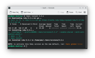 tool to compile and install different versions of Ruby