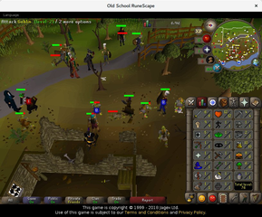 Multiplayer online game set in a fantasy world