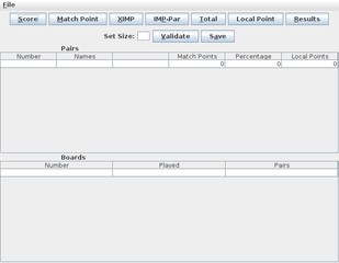 Bridge duplicate scorer