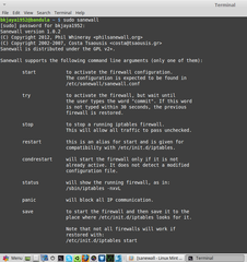 easy to use but powerful iptables stateful firewall (program)