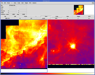 Image display tool for astronomy
