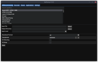 Generic satellite data processing software