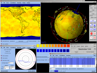 satellite constellation visualisation