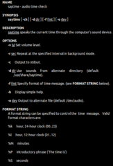 speaks the current time through your sound card