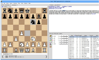 chess database with play and training functionality