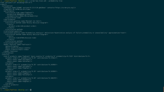 An example command-line usage