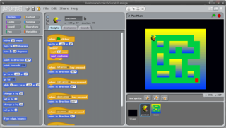 scratch program example of pacman