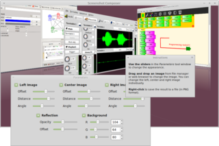 fancy screenshot composer