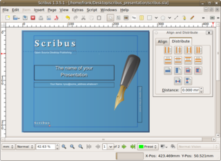Open Source Desktop Page Layout